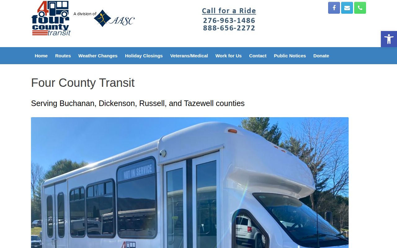 Regional transportation context for an Abingdon Facility release